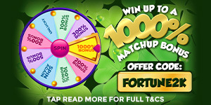 Win Up To 1000% Bonus